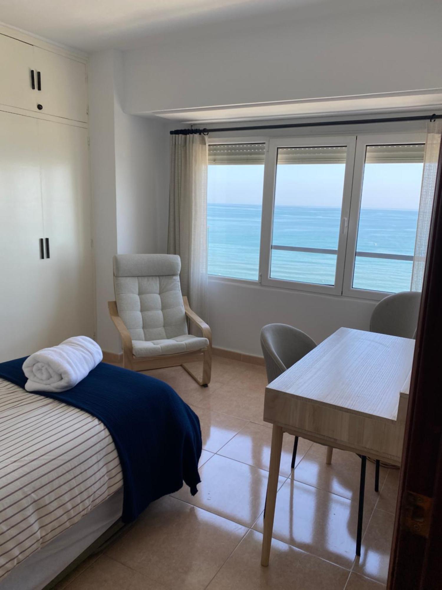 Apartamento Con Terraza Vista Al Mar Malagueta Malaga Luaran gambar