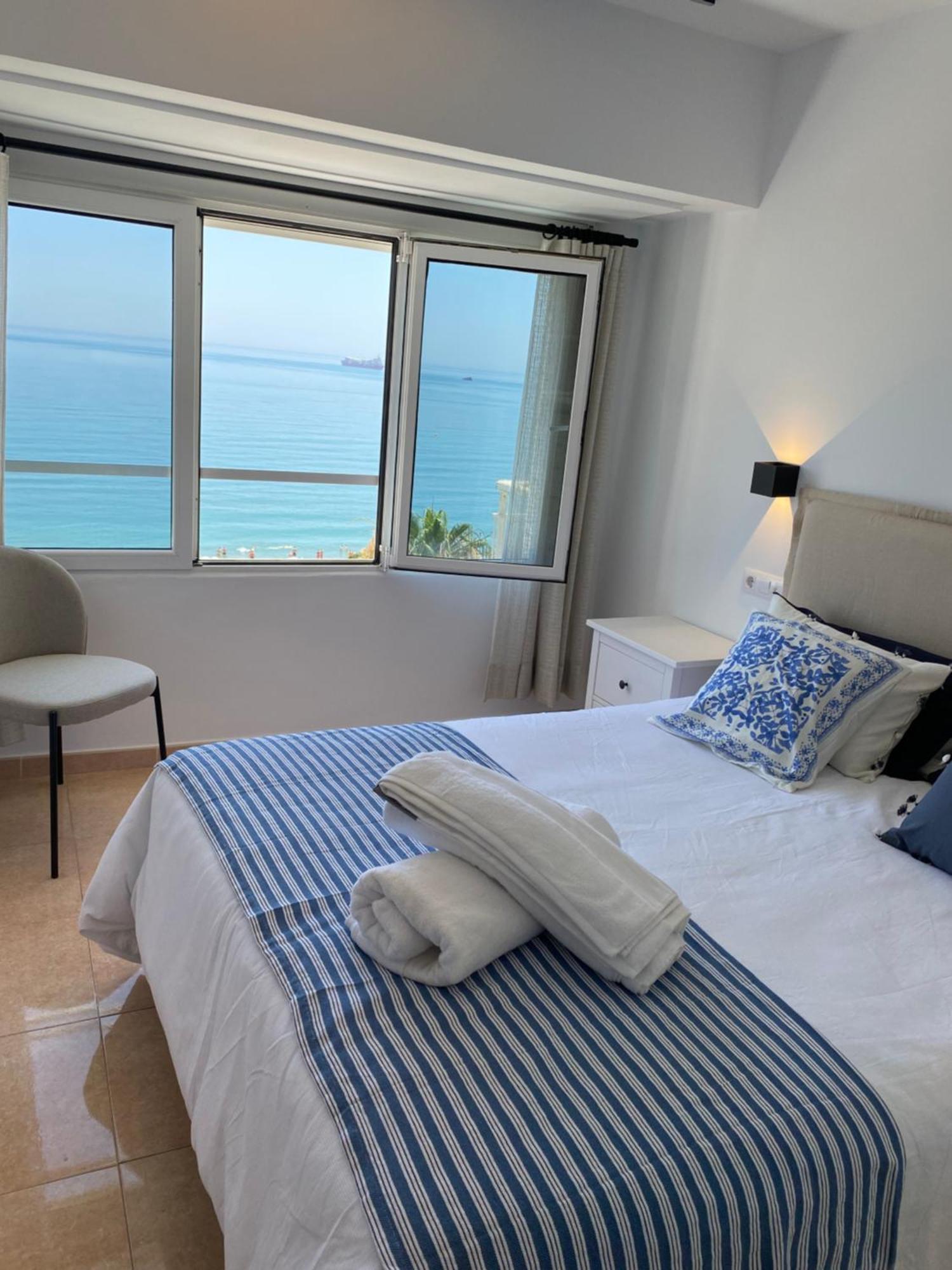Apartamento Con Terraza Vista Al Mar Malagueta Malaga Luaran gambar